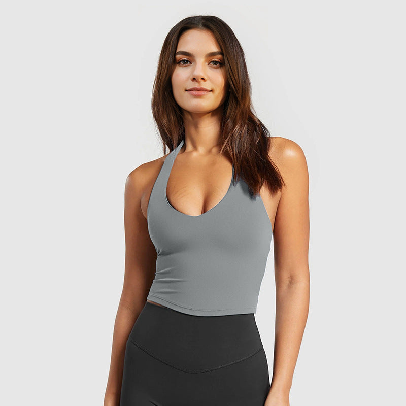 Hazel Seamless Halter Tank Top