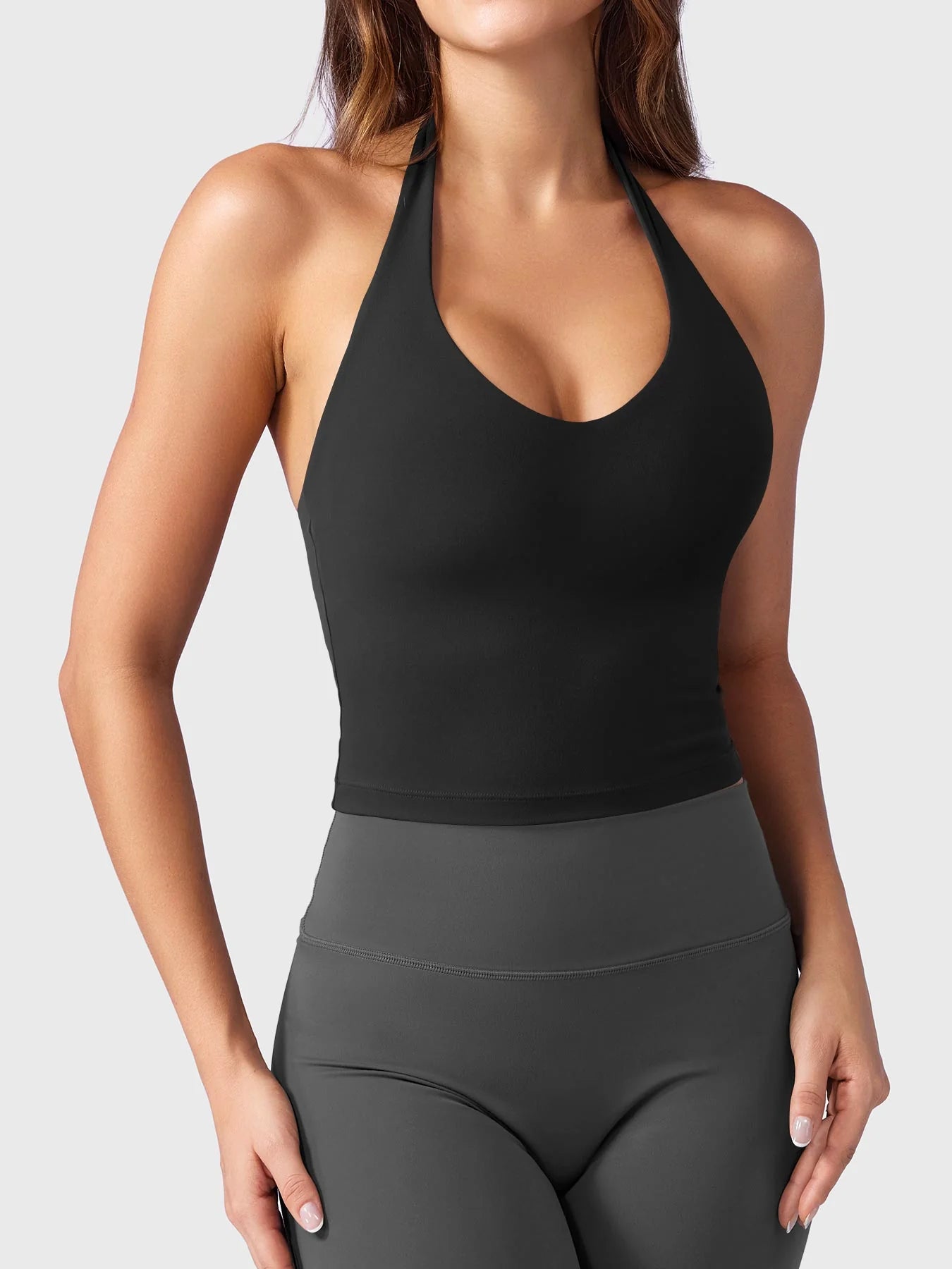 Hazel Seamless Halter Tank Top