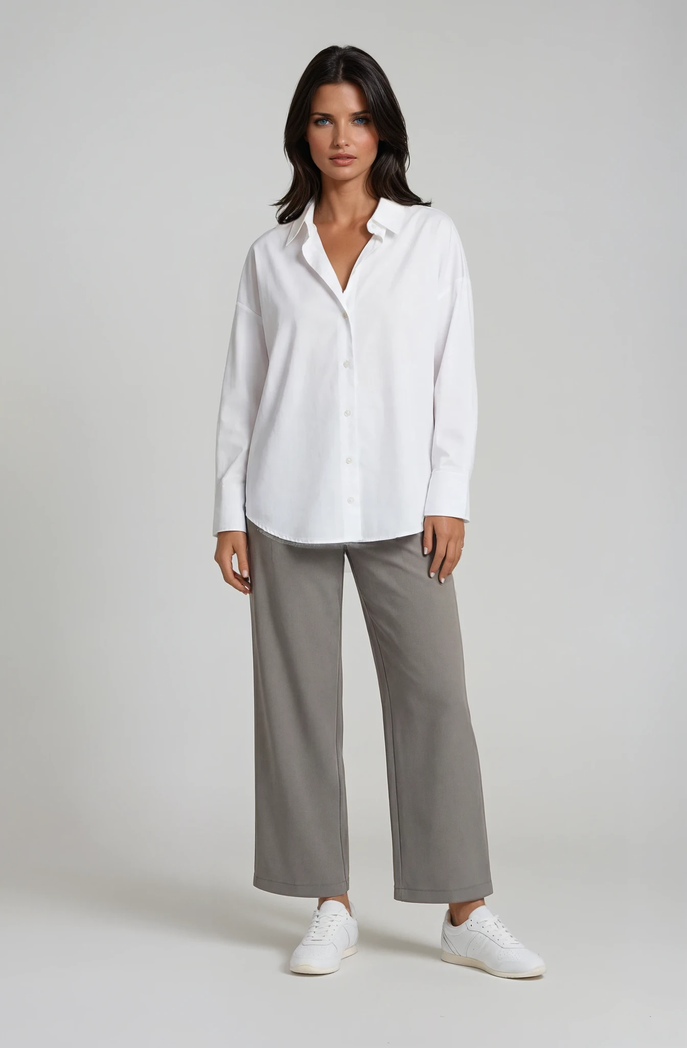 DayStretch High Waisted Straight Leg Work Pants