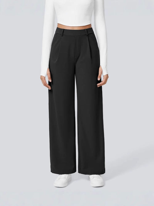 DayStretch High Waisted Straight Leg Work Pants