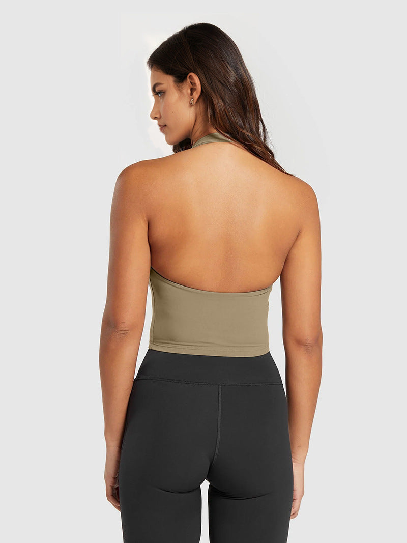 Hazel Seamless Halter Tank Top