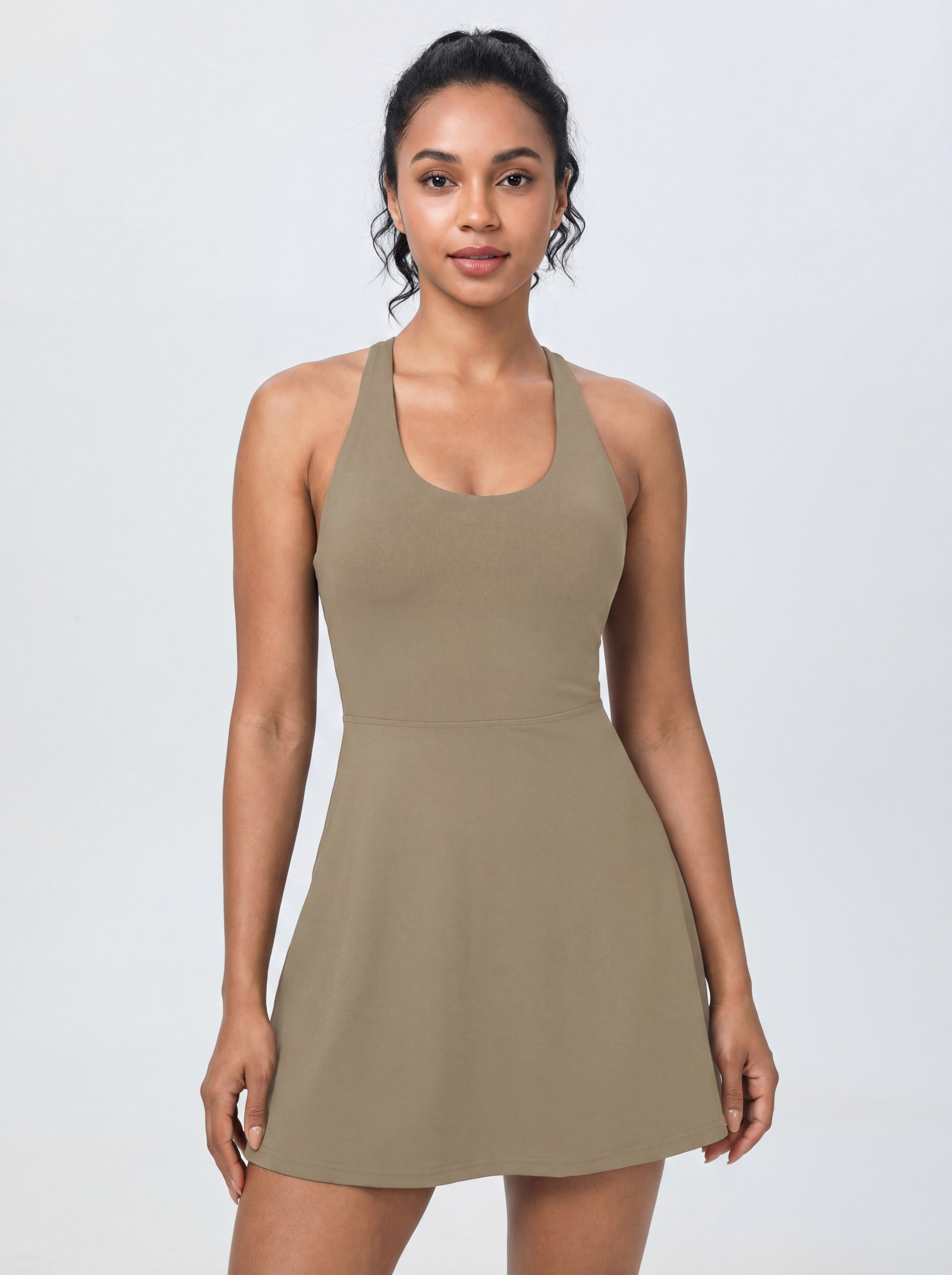 FlowFit Halter Crossback Athletic Dress
