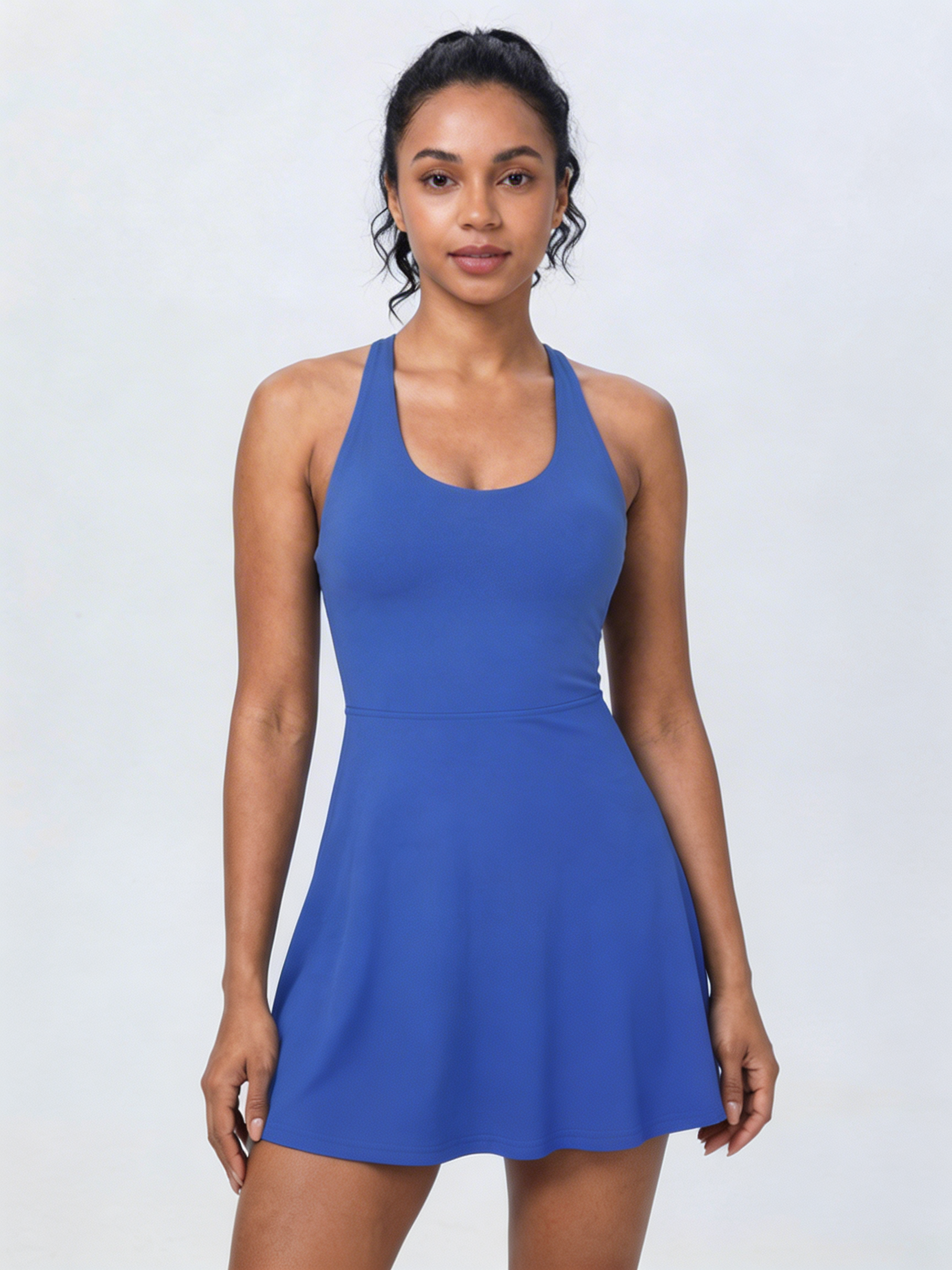 FlowFit Halter Crossback Athletic Dress