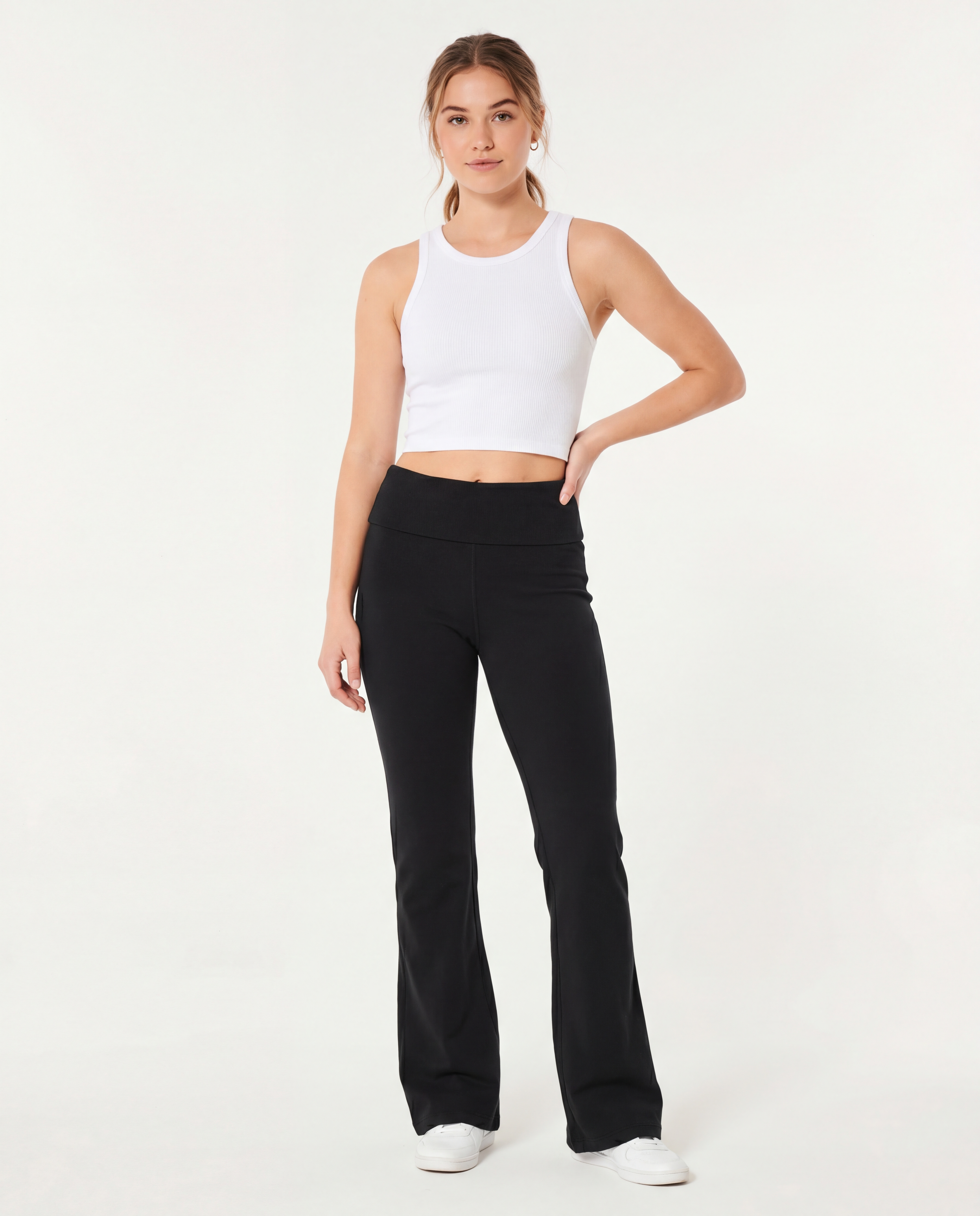 Flared leggings